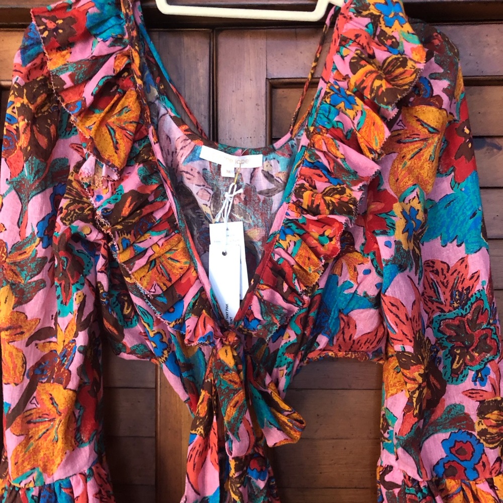 Floral Ruffle Mini Dress - Picture 5 of 5